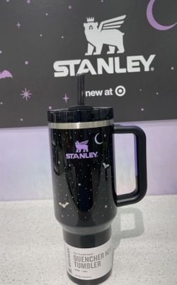 $100 LIMITED EDITION Stanley Halloween 40oz H2.0 Flow state Quencher Tumbler Spellcast Black,