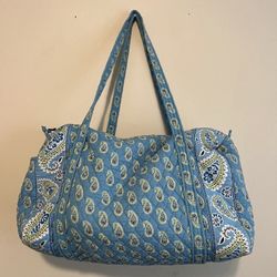 Vera Bradley Duffel | Large 22 inch Bag |  Bermuda Blue Retired in 2005