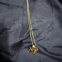 Gold Chain And Pendant 