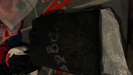 Black spider hoodie (size XL)