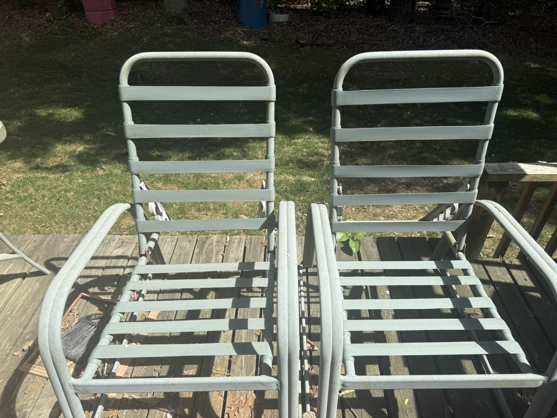 Patio Set $40 Or Obo (only Lounge Chairs Are Left)
