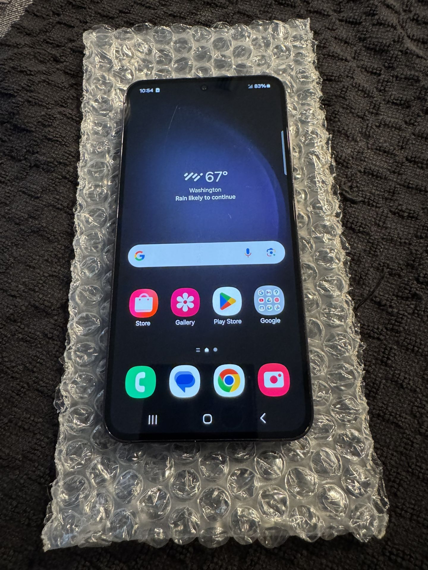 Unlocked Samsung Galaxy S23 (Black) 256GB - Fair Condition