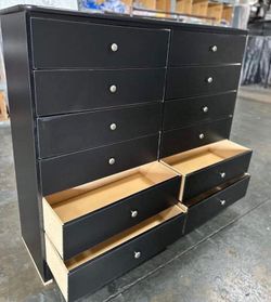 12 drawer black