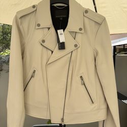 NWT Banana Republic Genuine Leather Motor Jacket