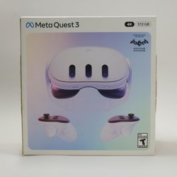 Meta Quest 3 512GB Standalone All-in-One VR Headset S3A