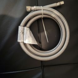 3/8 braided stainless steel water supply line hose. 