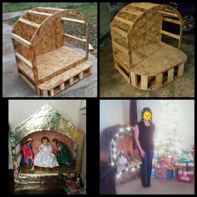 Casita para nacimiento/ portal/ nino dios