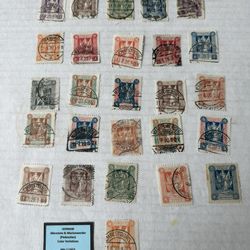 German Marienwerder Group Of 26 Stamps With Nice Cancellations Marks