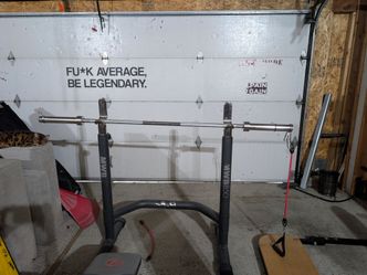 Barbell and rack