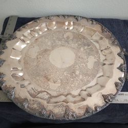 Vintage Silver Platter 