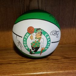 Autographed Celtic Basketball