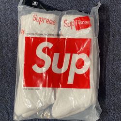 Supreme “White” sock (4 In A Pack)