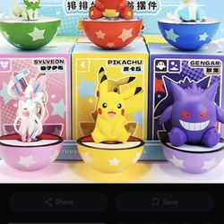 Pokémon Sitting Tumblr Desktop Figures