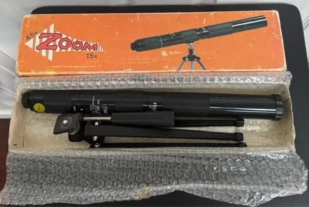 Vintage Zoom Brand Telescope or Spotting Scope in Box just $25