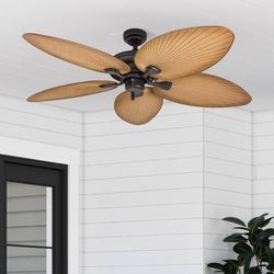 palm leaf ceiling fan