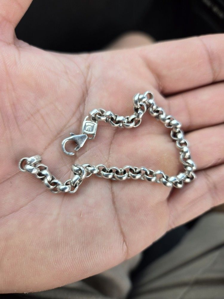 USA Made .999 Fine Silver Rolo Chain