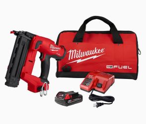 18 gauge Brad nailer kit Milwaukee M18 - 18 Gauge Brad Nailer Kit
