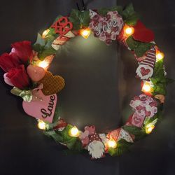 Handmade Valentine's Wreath 