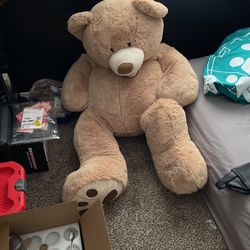 Giant Teddy bear. 