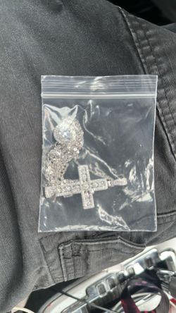Moissanite diamond necklace