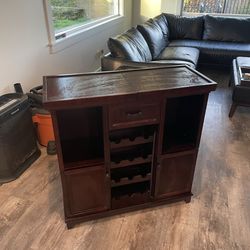 Wine Bar & Liquor Shelf