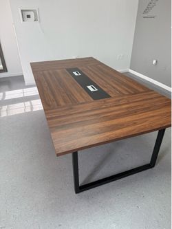 Conference table and 12 chairs