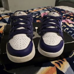 Nike Air Jordan 1 Low ALT (TD) Shoes Kid’s SZ 2Y Sky Purple DR9747-515