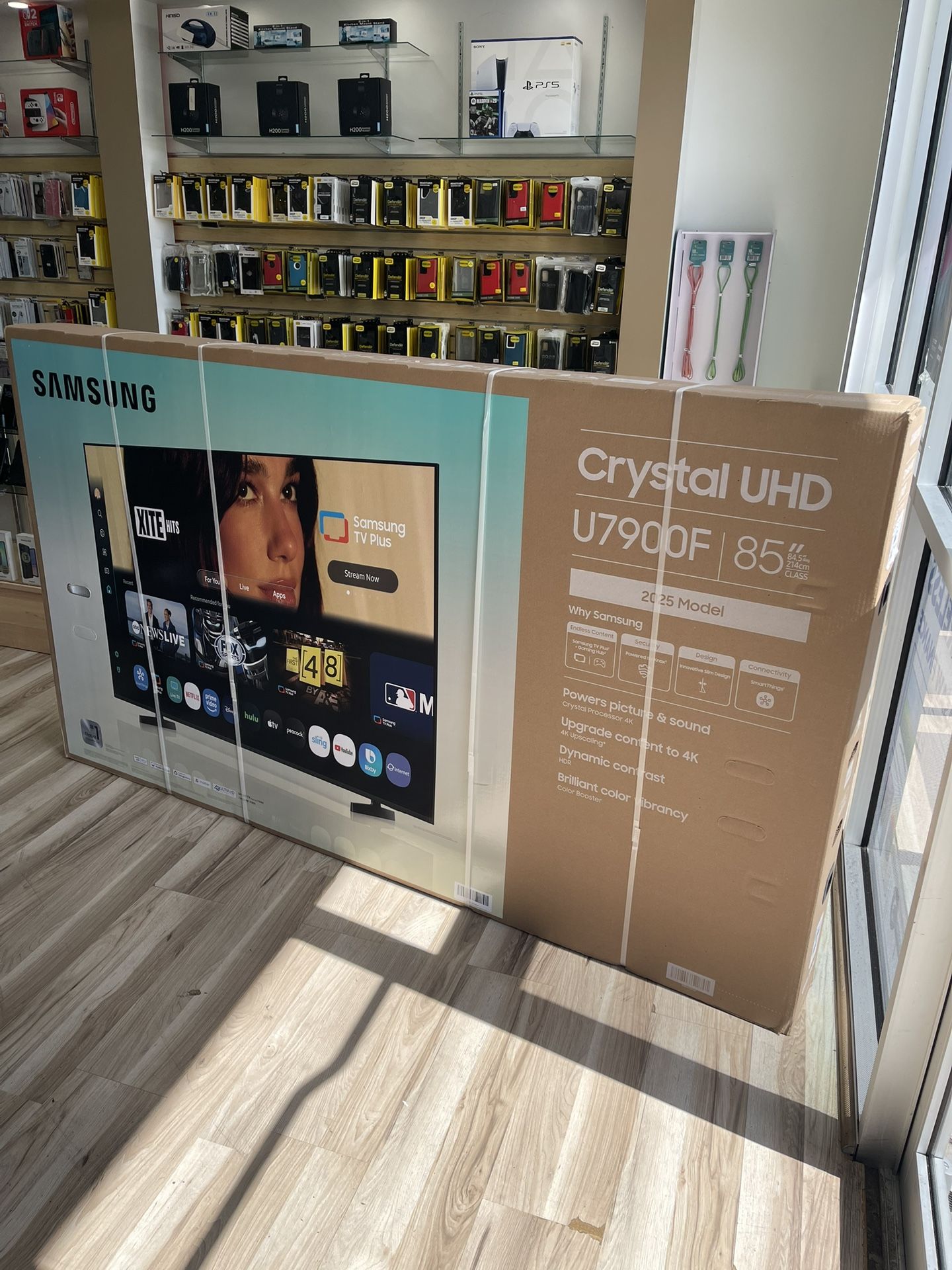 85” Inch Samsung 2025 Model Crystal UHD Tv Brand New Finance It Today No Credit Needed! $10 To $99 Down To Take It