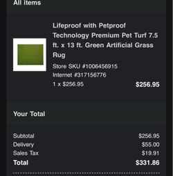 Outdoor Turf (Pet Protection)