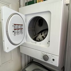 1.6 cu.ft Electric Stacked Laundry Center 6 Wash cycles and AutoDry™
