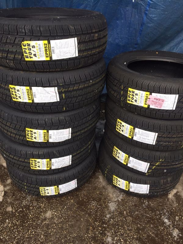 New Epic Tour 16” Tires for Sale 205/55/16 205/60/16 205/65/16 215/60