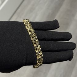 14K Gold filled chino link bracelet