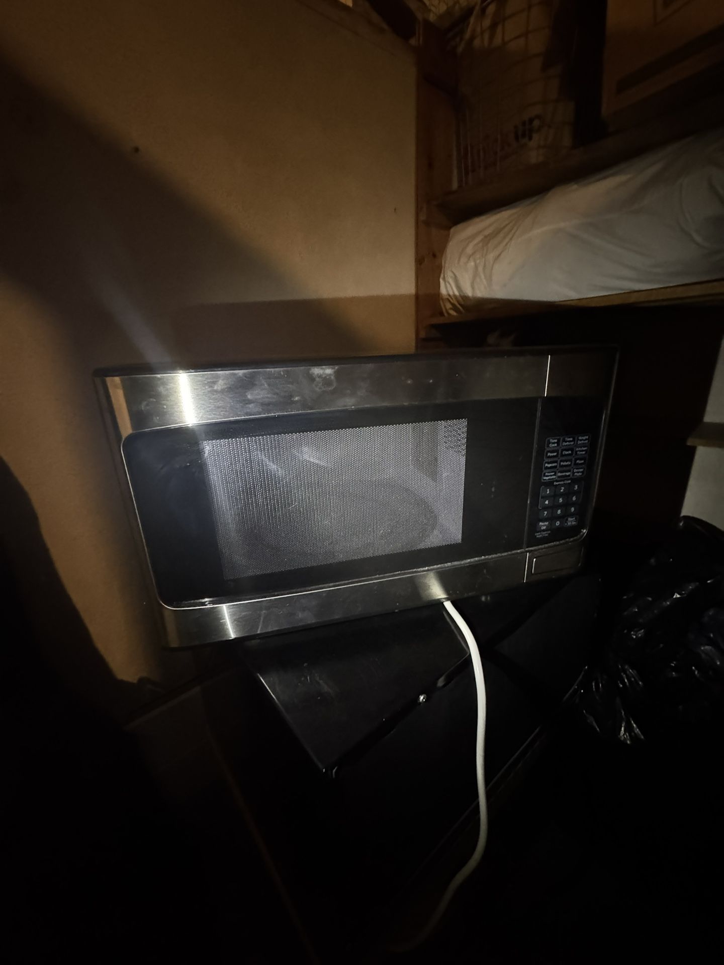 Large Stainless Steel Microwave