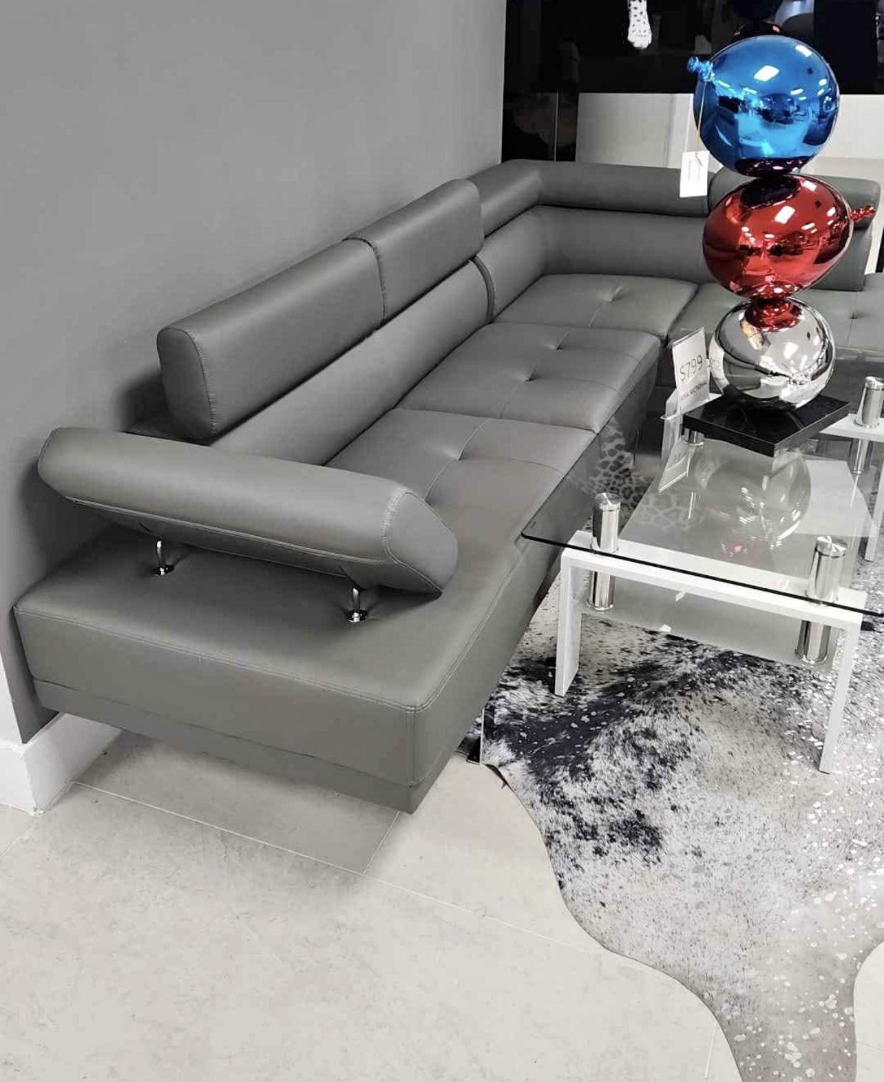 Gray Sectional Sofa