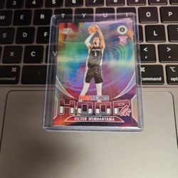Victor Wembanyama 2023-24 Hoops Premium Stock Hoopla Silver Rookie San Antonio Spurs 