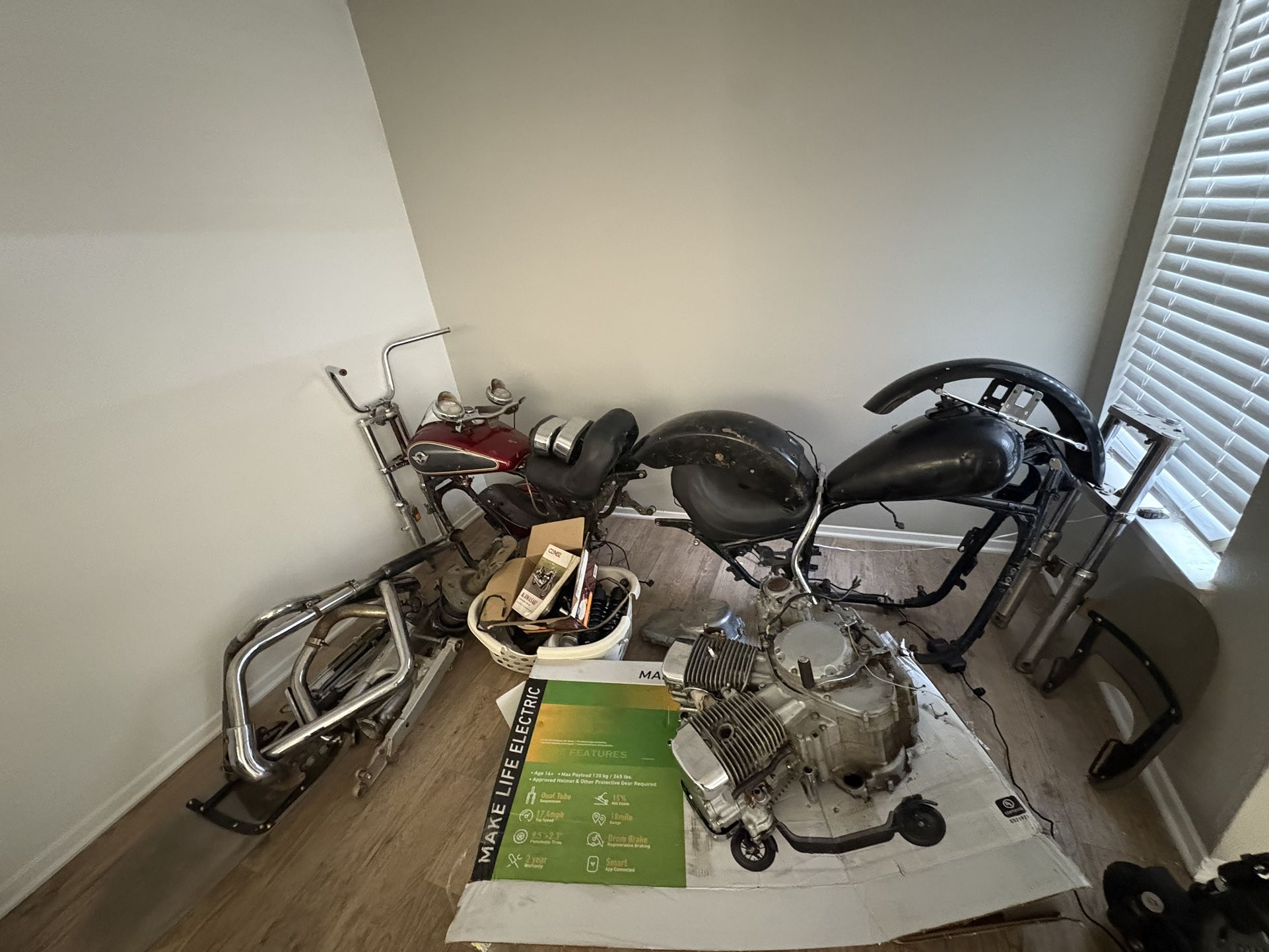 90s 1500 Vulcan Frame And All Parts