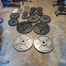 2 Inch Olympic Weights Read Description