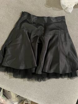 Black puffy skirt