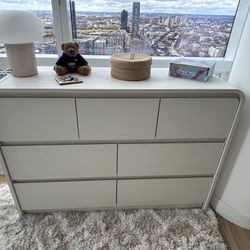 Beige Wooden Dresser