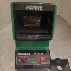 Popeye Tabletop  video Game Tested & Working Vintage 1983 Nintendo great  retro gaming collectable