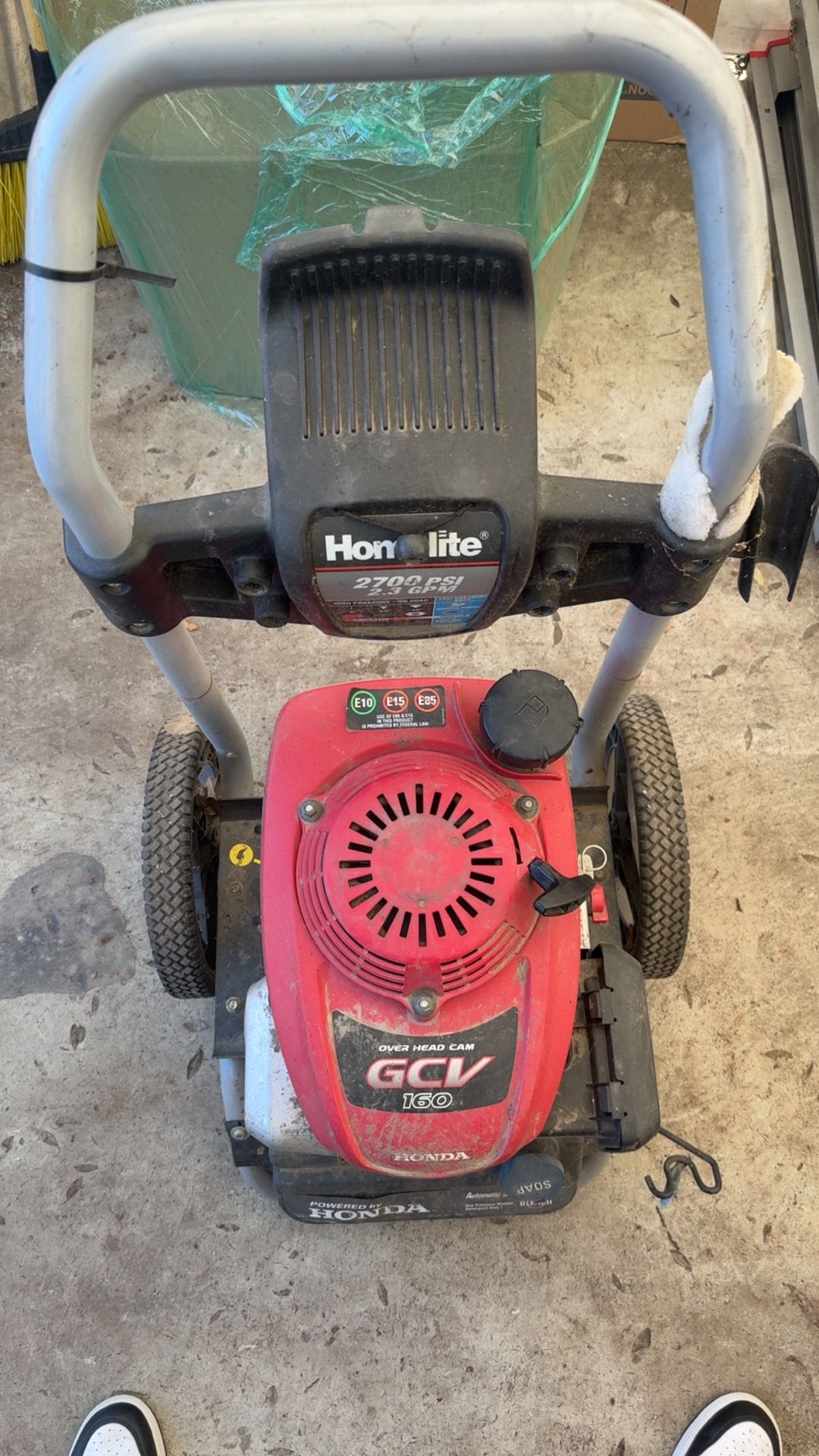 Honda 2700 psi pressure washer
