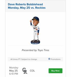 Rockies vs Dodgers Tickets