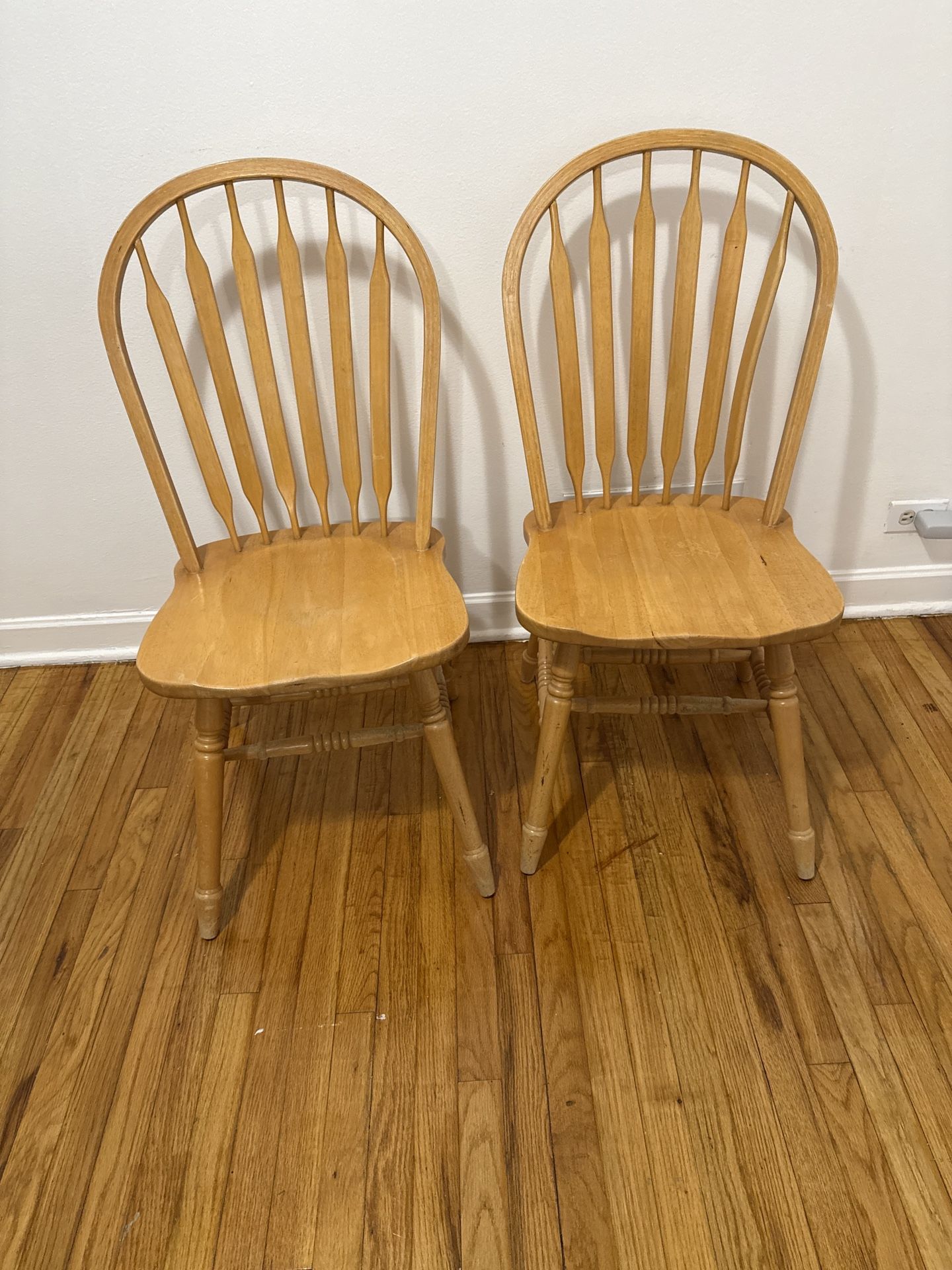 2 Wood Chairs