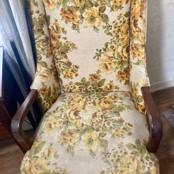 Antique Wingback Chair