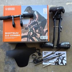 Kids Ride Shotgun 2.0 Combo Kids Mountain Bike Seat And Handlebars Combo