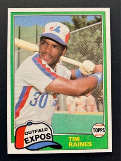 1981 Topps Traded Tim Raines RC #816 Expos
