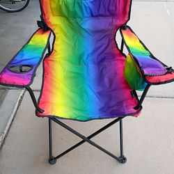Multicolor Camp Chair , Like New