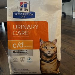 FREE Hill’s Prescription Diet c/d Urinary Care Cat Food (3.3 lb) 
