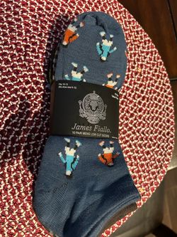 James Fiallo 10-Pair Men's Low Cut Socks