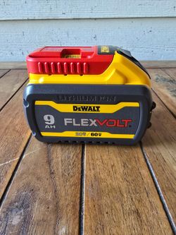 DEWALT

FLEXVOLT 20V/60V MAX Lithium- Ion 9.0Ah Battery !!!NEW!!!